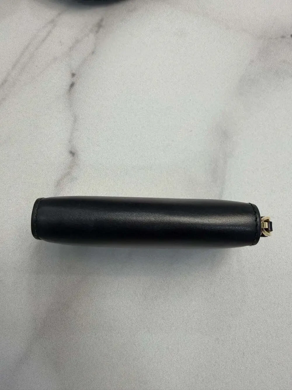 Gucci Logo Print Black Leather Zip-Around Coin Case Card Wallet 547597 - Picture 4 of 8